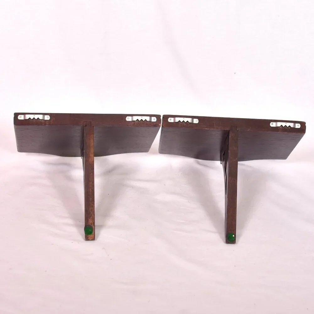 2 Wooden Hanging Display Shelves 7 x 7 x 8